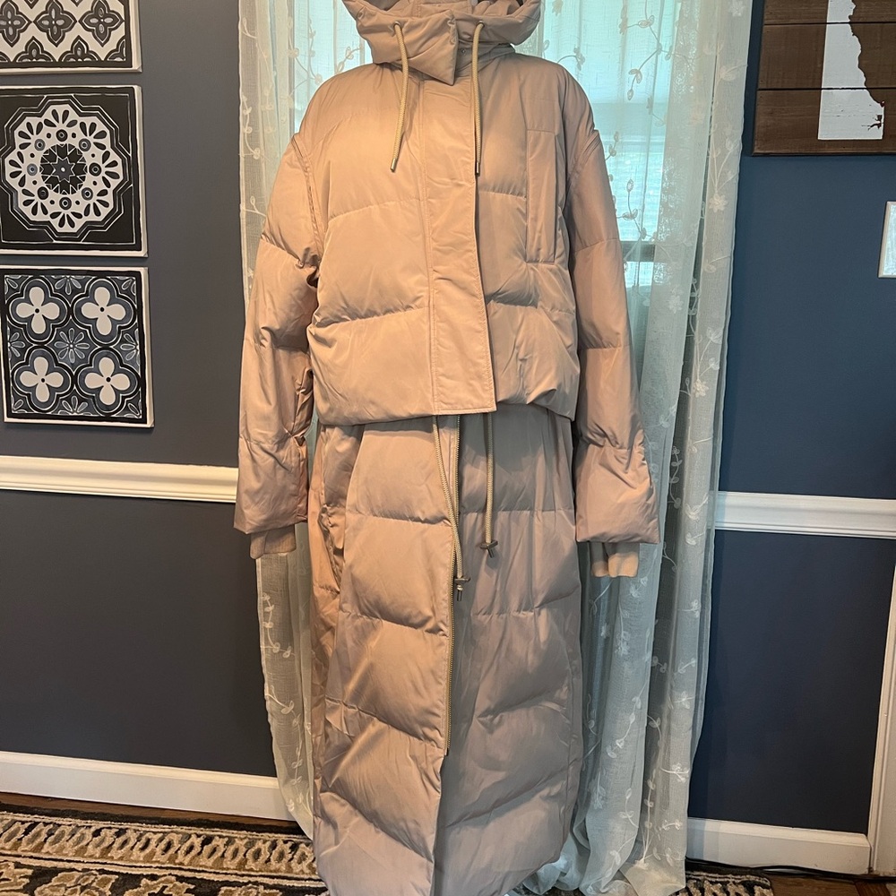 COS Beige Outerwear Set